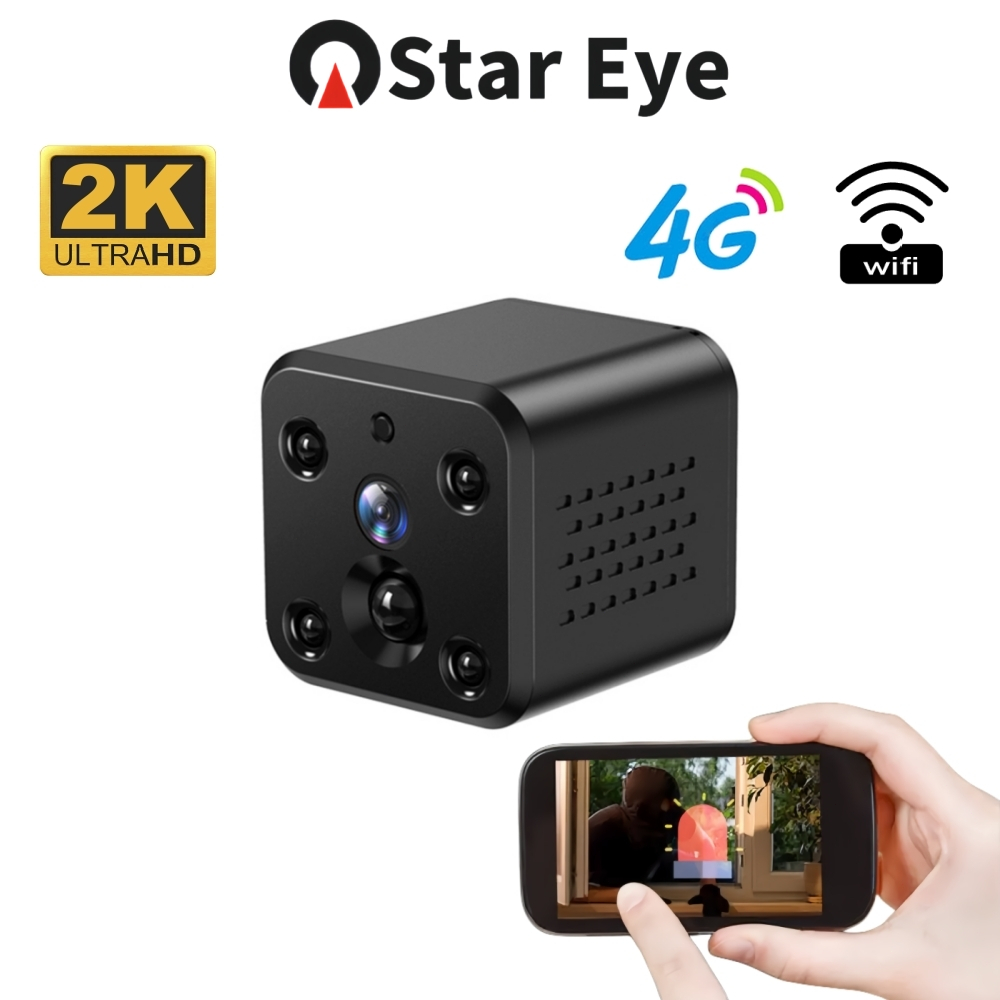 Star Eye Wireless WIFI Mini Camera Security IP CCTV Portable Hiden 4MP ...