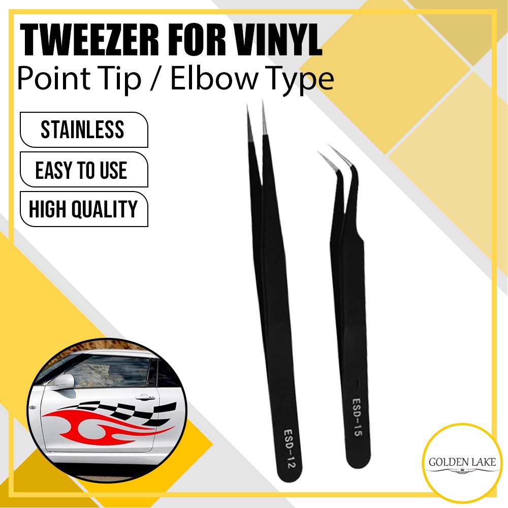 Stainless Tweezer for Vinyl Weeding Tool and Handicrafts AntiStatic