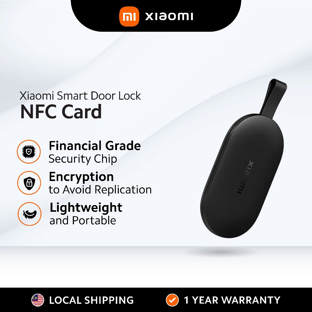 Xiaomi Smart Door Lock NFC Card | Xiaomi Smart Door Lock | NFC Function ...