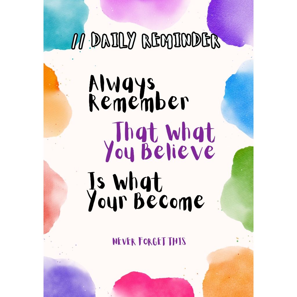 Motivational Quotes Laminate Poster Inspiration Educational School ...