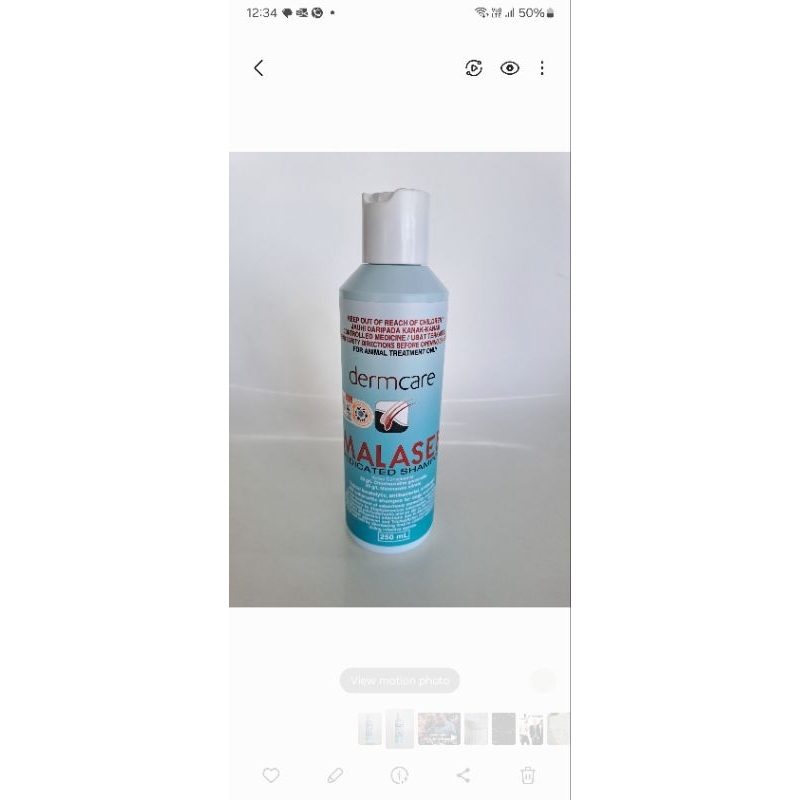 Malaseb Medicated Shampoo for Cats and Dogs 250ml (Original) Shopee