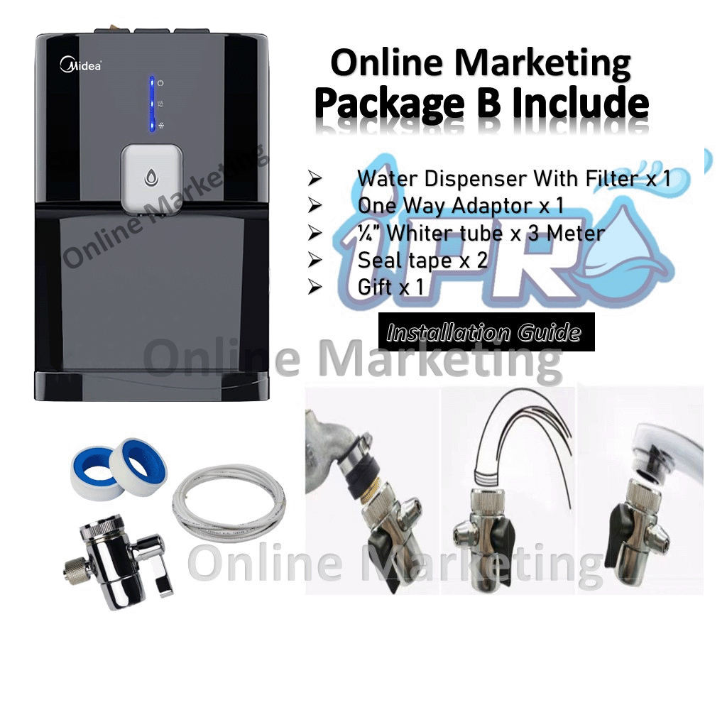 MIDEA NEW DESIGN Hot/Ambient/Cold Tabletop Water Dispenser 1662X11