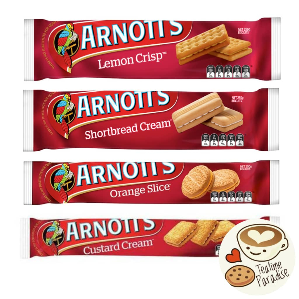 Arnott's Biscuits 250g (Lemon Crisp / Shortbread Cream / Orange Slice ...