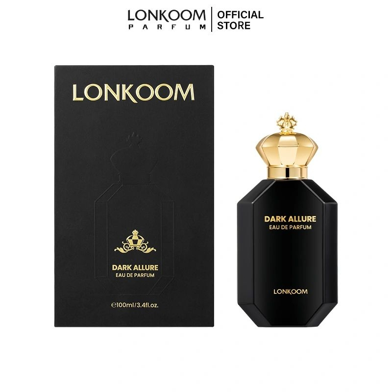 LONKOOM Perfume DARK ALLURE EDP Tahan Lama Minyak Wangi Fragrance Gift ...