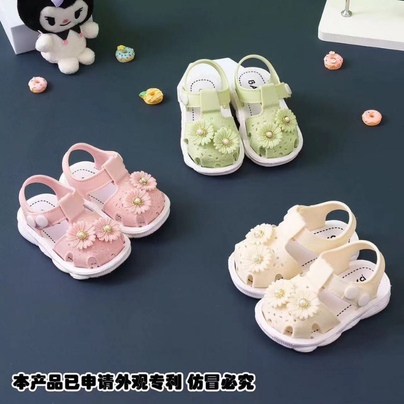 Size EU 16 - 25 Cute Small Flower Comfortable Baby Sandal Kasut Bayi ...