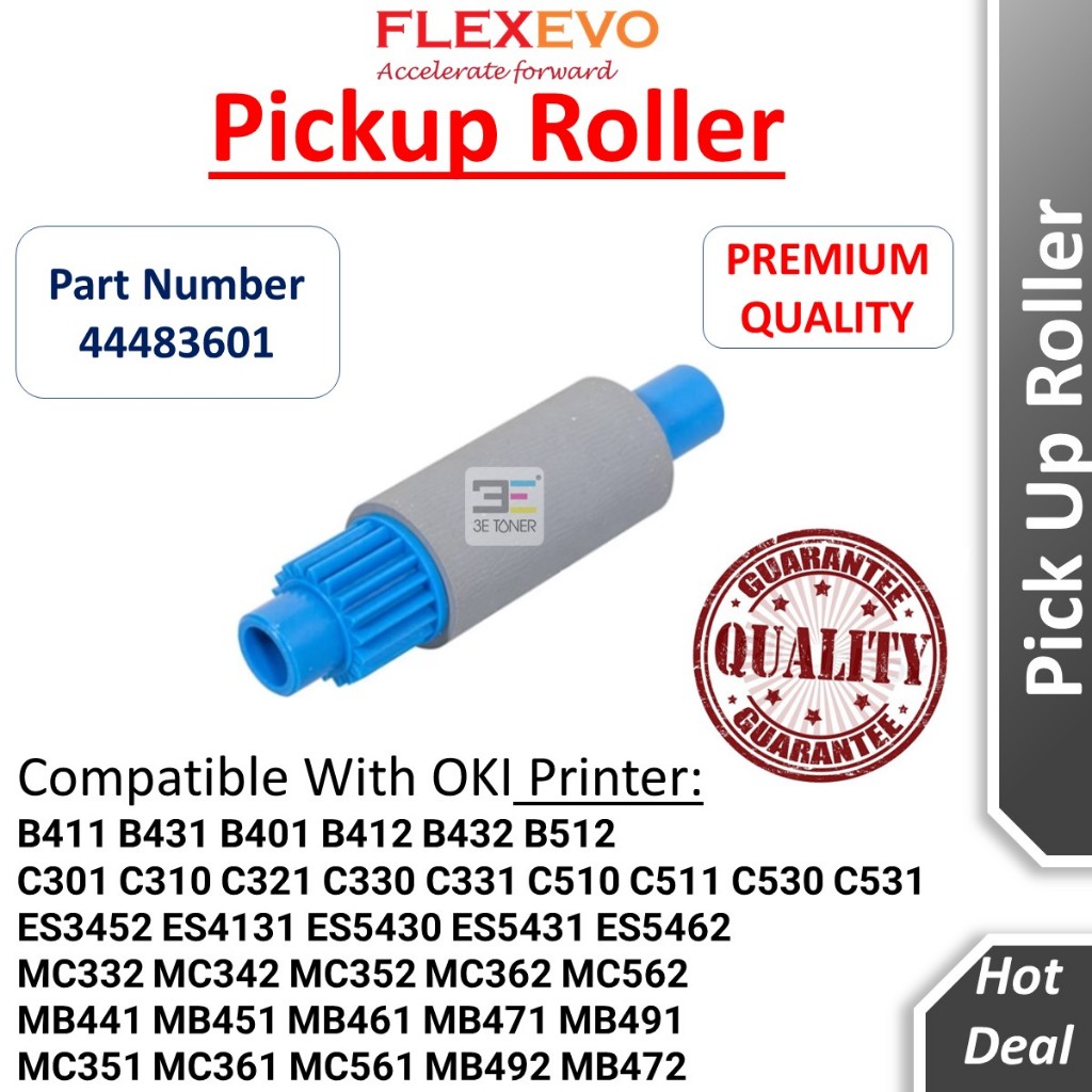 Pickup Feed Separation Roller for OKI B401 B411 B412 B431