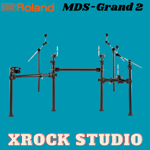 Roland MDS-Compact Drum Rack Stand (Frame Only) & Drum Key Bundle - For Electronic Drum Sets