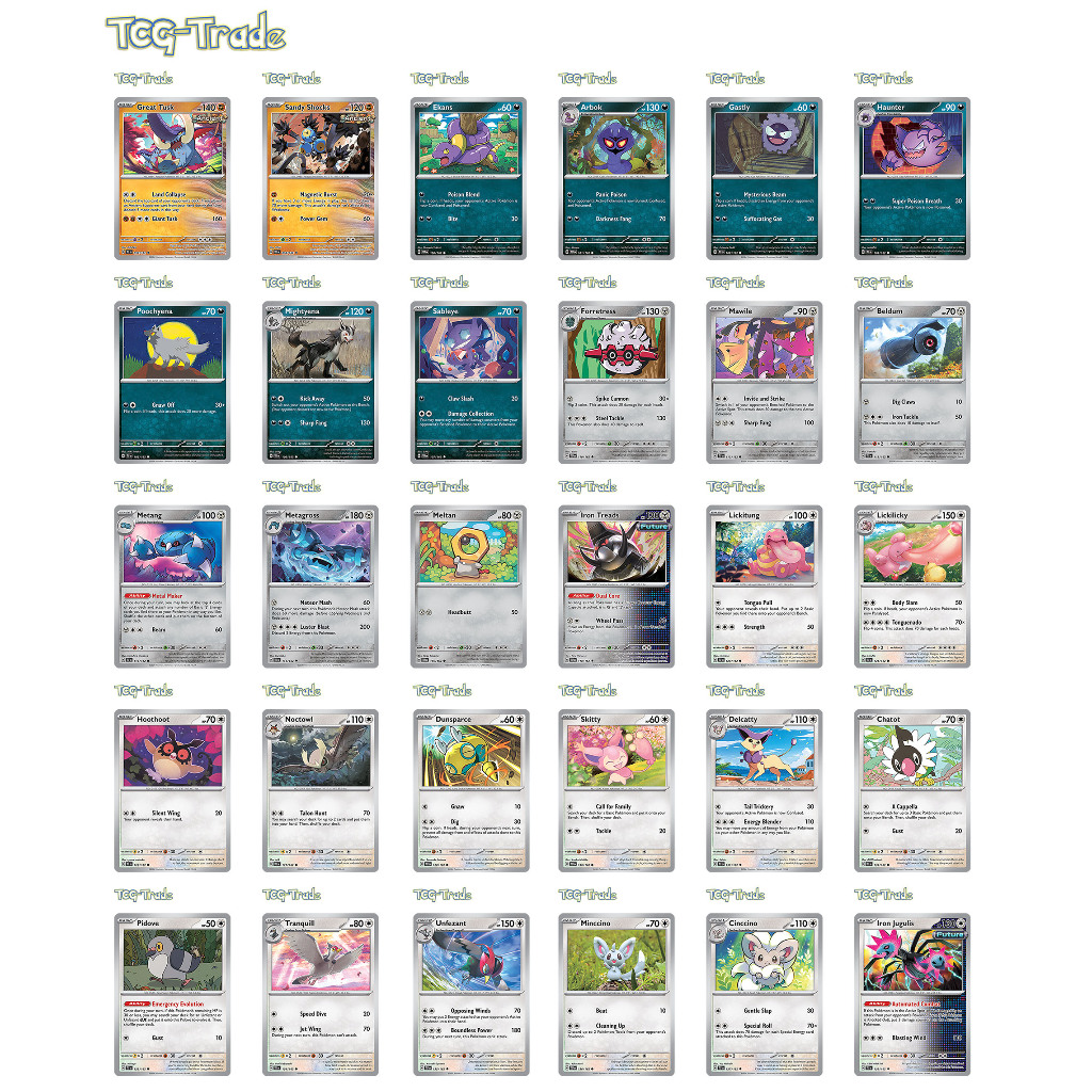 Pokemon TCG Singles] SV5 Temporal Forces - Common, Uncommon Pg 3 - Pokemon  Card | Shopee Malaysia
