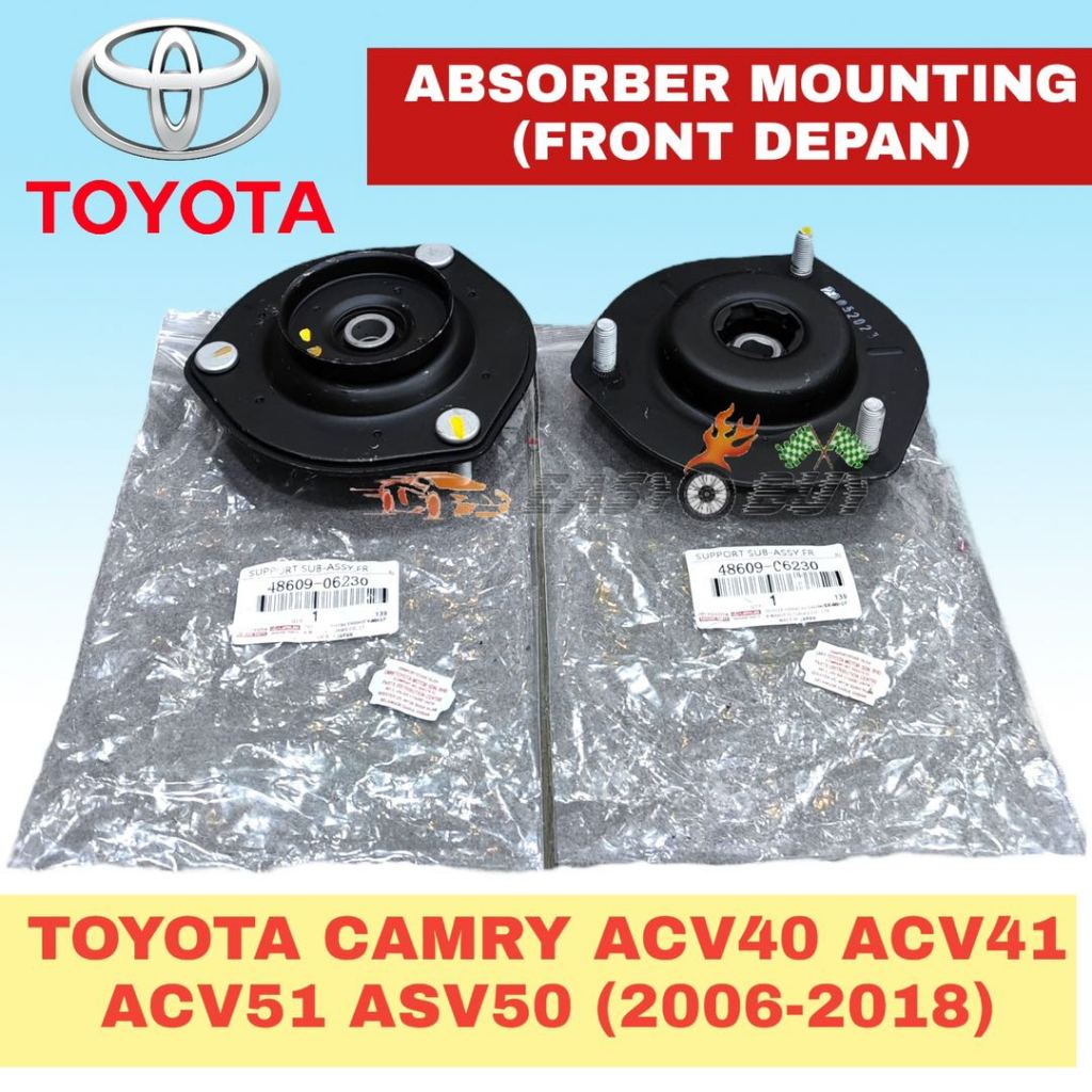 Original Japan Toyota Absorber Mounting Front Depan Toyota Camry Acv40 Acv41 Acv51 Asv50 5716