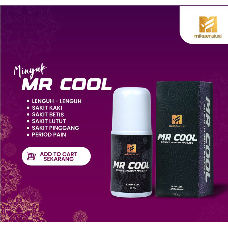 Mr cool (muraya oil Rasberry)/ minyak angin dan urut + Free gift