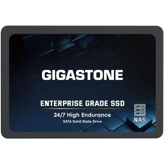 Gigastone Enterprise NAS SSD (High Endurance 2.5" SATA III SLC Cache 3D