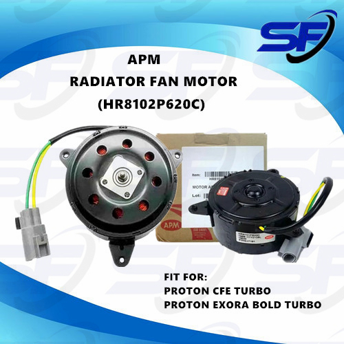 PROTON EXORA BOLD CFE TURBO RADIATOR FAN MOTOR APM HR8102P620C | Shopee ...