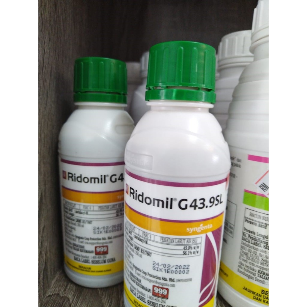 250ml Ridomil G43 9sl Syngenta Metalaxyl Metalaxyl M Racun Kulat Durian