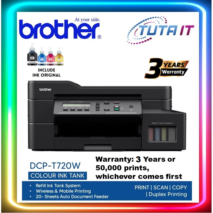 Brother DCP-T720DW Ink Tank Printer/ Brother MFC-T920DW Ink Tank ...