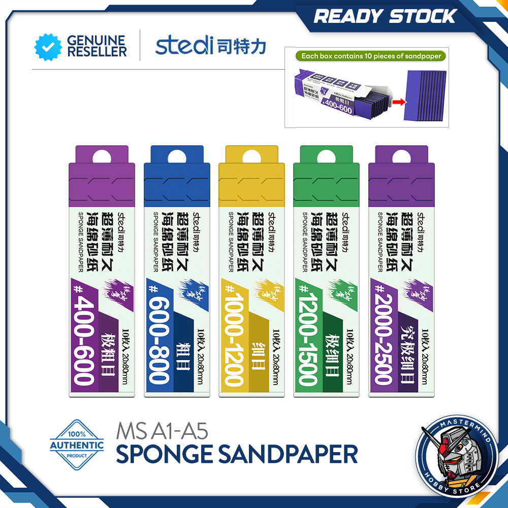 (Ready Stock) STEDI Sponge Sanding Gundam Model Polishing UltraThin