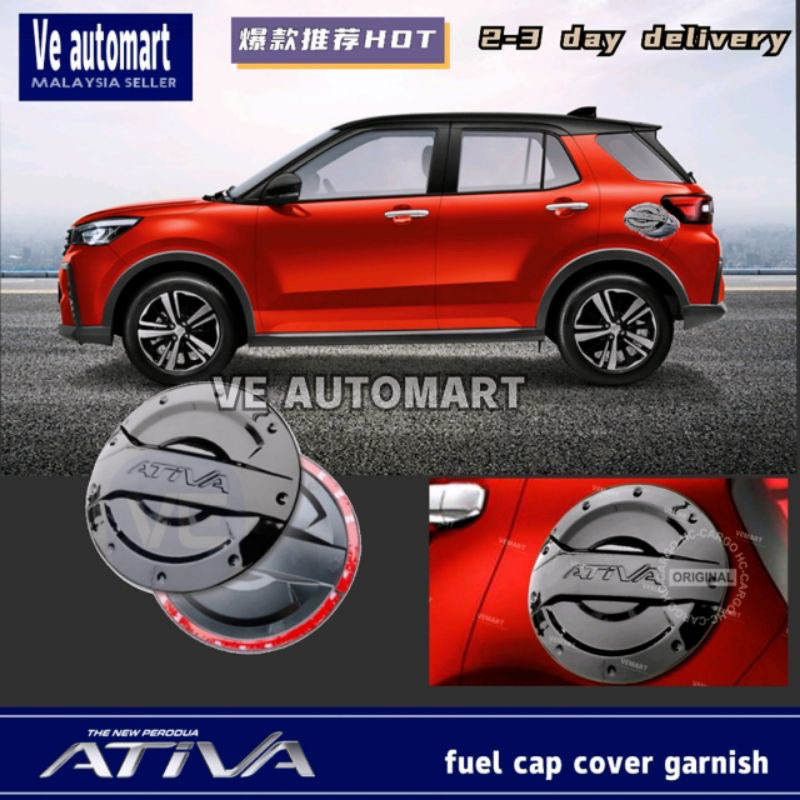 CarRefit Perodua Ativa Fuel cap trim cover accessories | Shopee Malaysia
