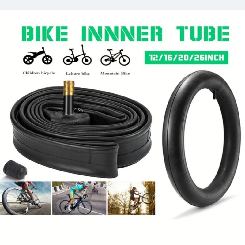 Bicycle Premium Inner Tube Schrader AV 12'' 16' '20'' 24'' 26'' 27