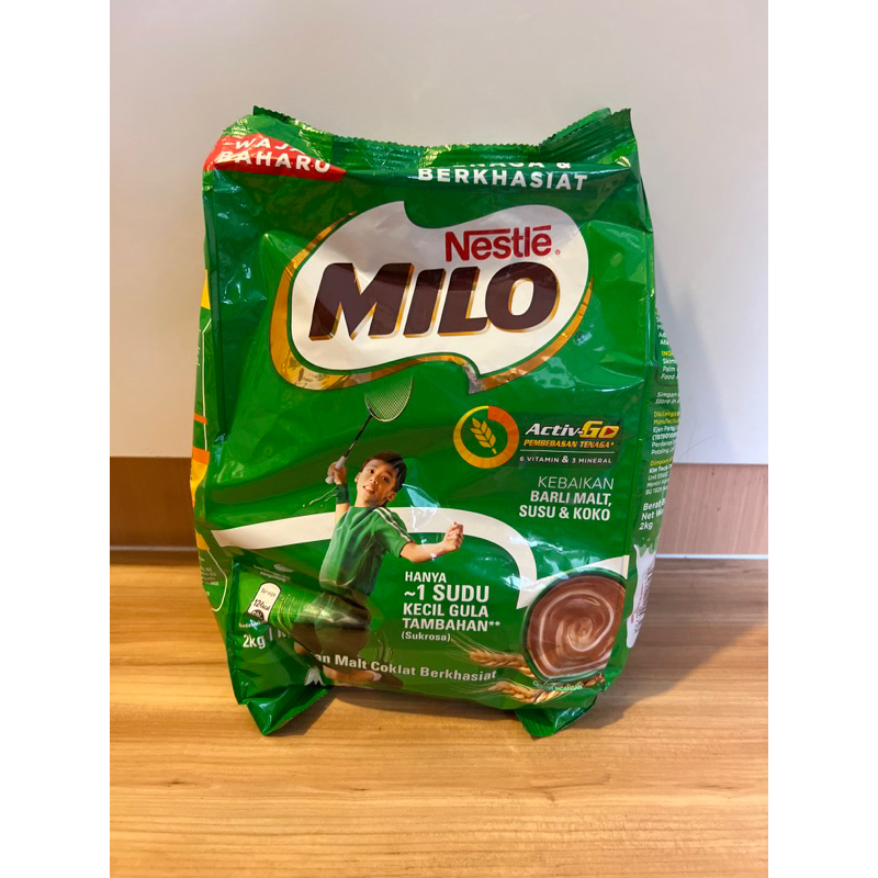 NestlÉ Milo® Chocolate Malt Powder Soft Pack 2kg Shopee Malaysia