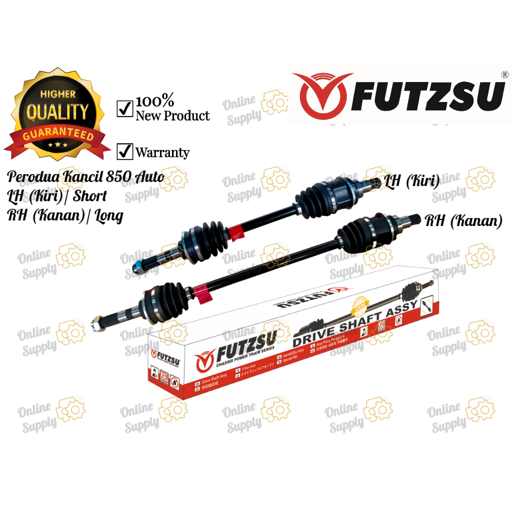 (Jaminan) Perodua Kancil 850 Auto Drive Shaft LH&RH Shopee Malaysia