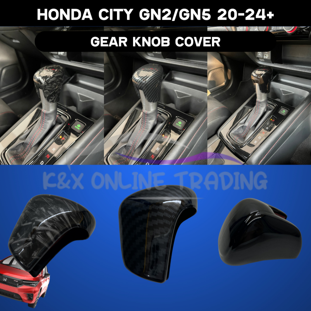 Honda City Gn2 20202024+ Carbon Fiber Trim Gear Knob&HandBrake