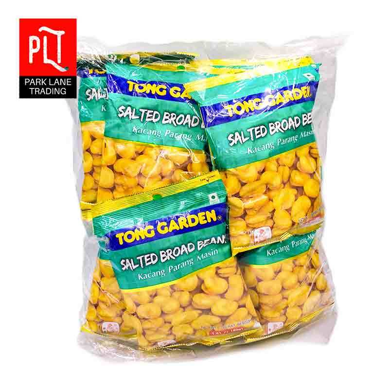 12 Packs Tong Garden Salted Broad Beans Kacang Parang Masin 40g Each