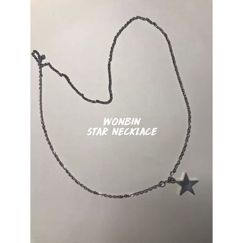 RIIZE WONBIN 라이즈 원빈 STAR NECKLACE SILVER INSPIRED | Shopee Malaysia