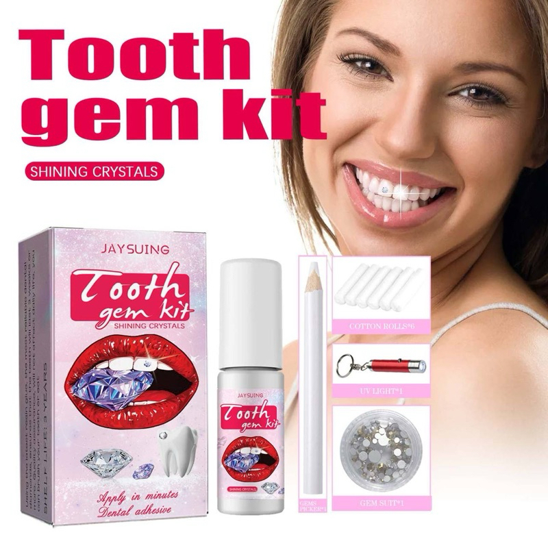 JAYSUING TOOTH GEM KIT penghias gigi hiasa…