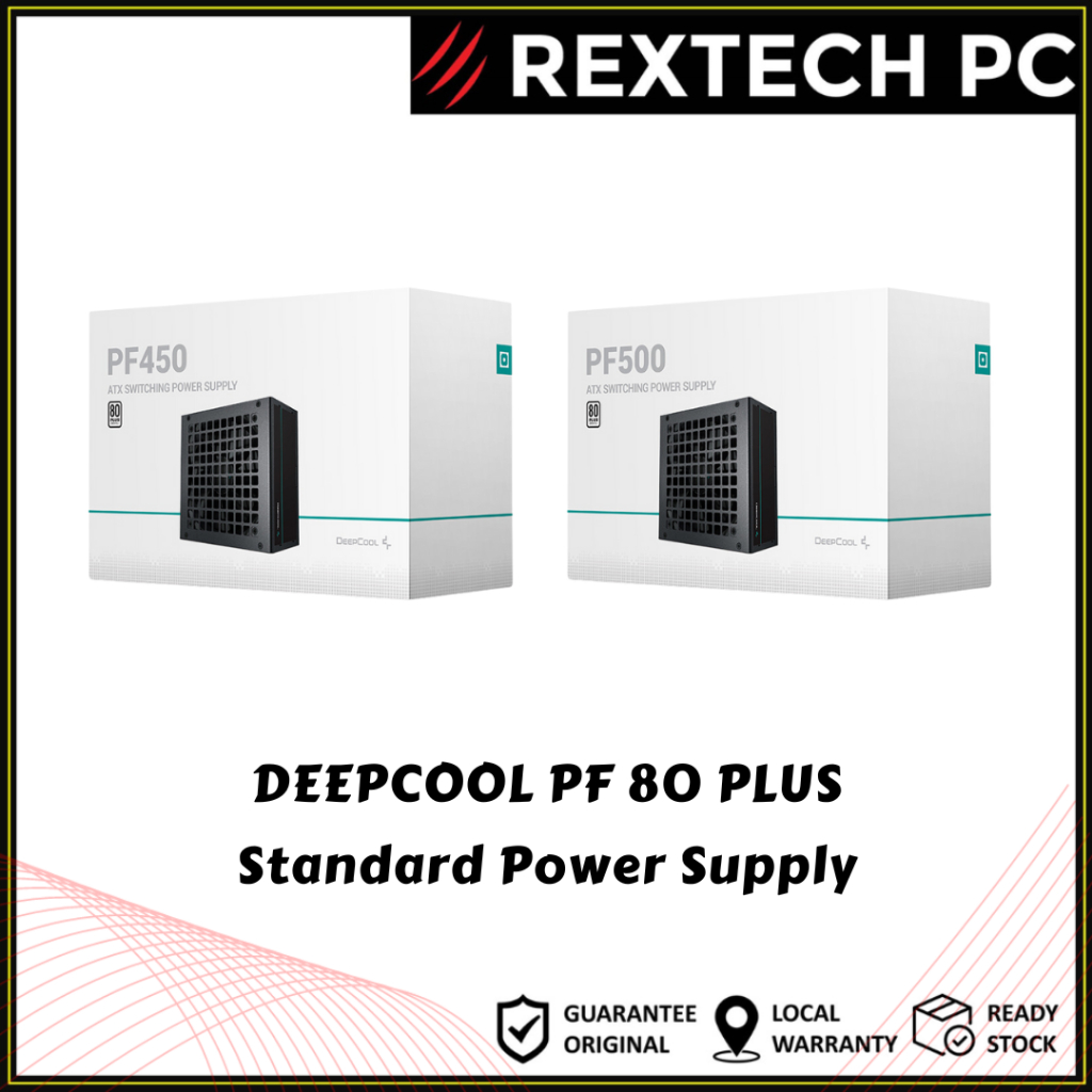 DEEPCOOL PF500 / PF450 80 Plus Standard White ATX PSU Power Supply ...