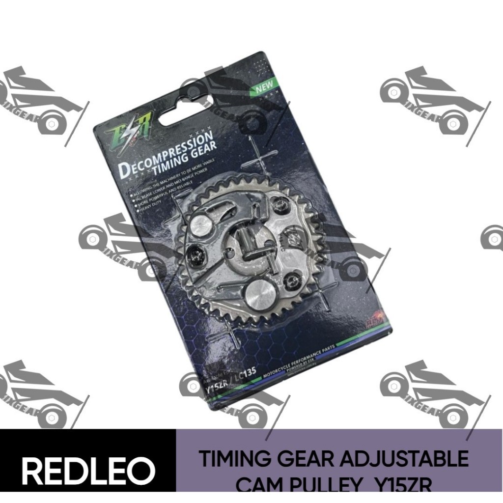 RED LEO RACING TIMING GEAR ADJUSTABLE CAM PULLEY Y15ZR Y15 LC135 100