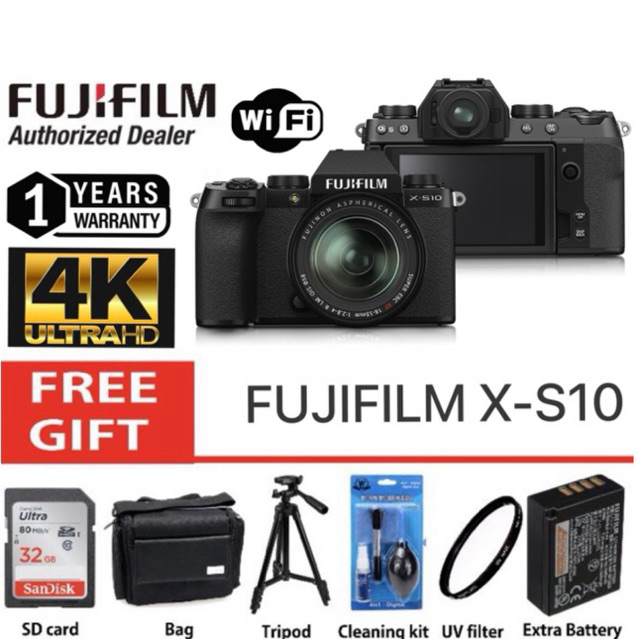 FUJIFILM XS10 X-S10 18-55MM F/2.8-4 R LM OIS LENS (1 YEARS WARRANTY ...