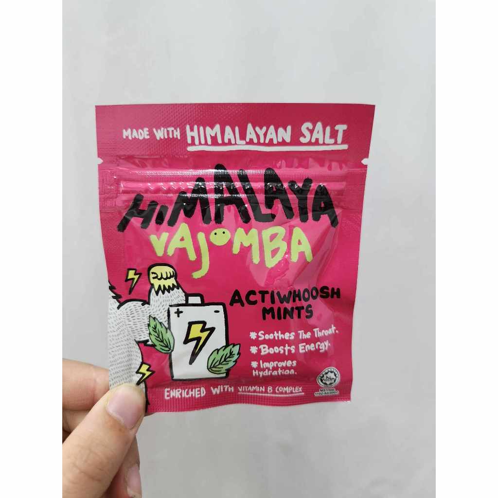 Himalaya Vajomba Candy Actiwhoosh Mints/Honey Lime Mints 15G | Shopee ...