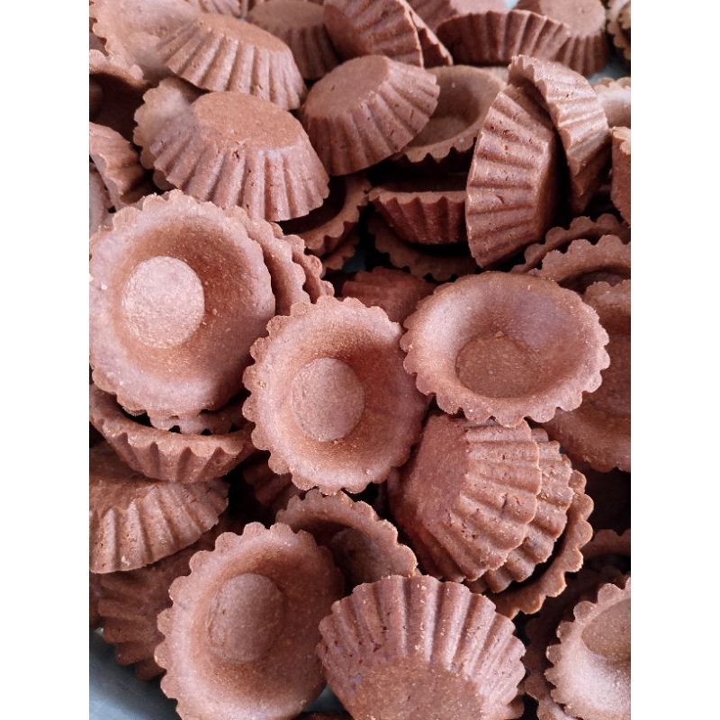 SHELL TART CRISPY CHOCOLATE (KULIT TART COKLAT)📌 📌4CM & 4.5CM📌📌 ...