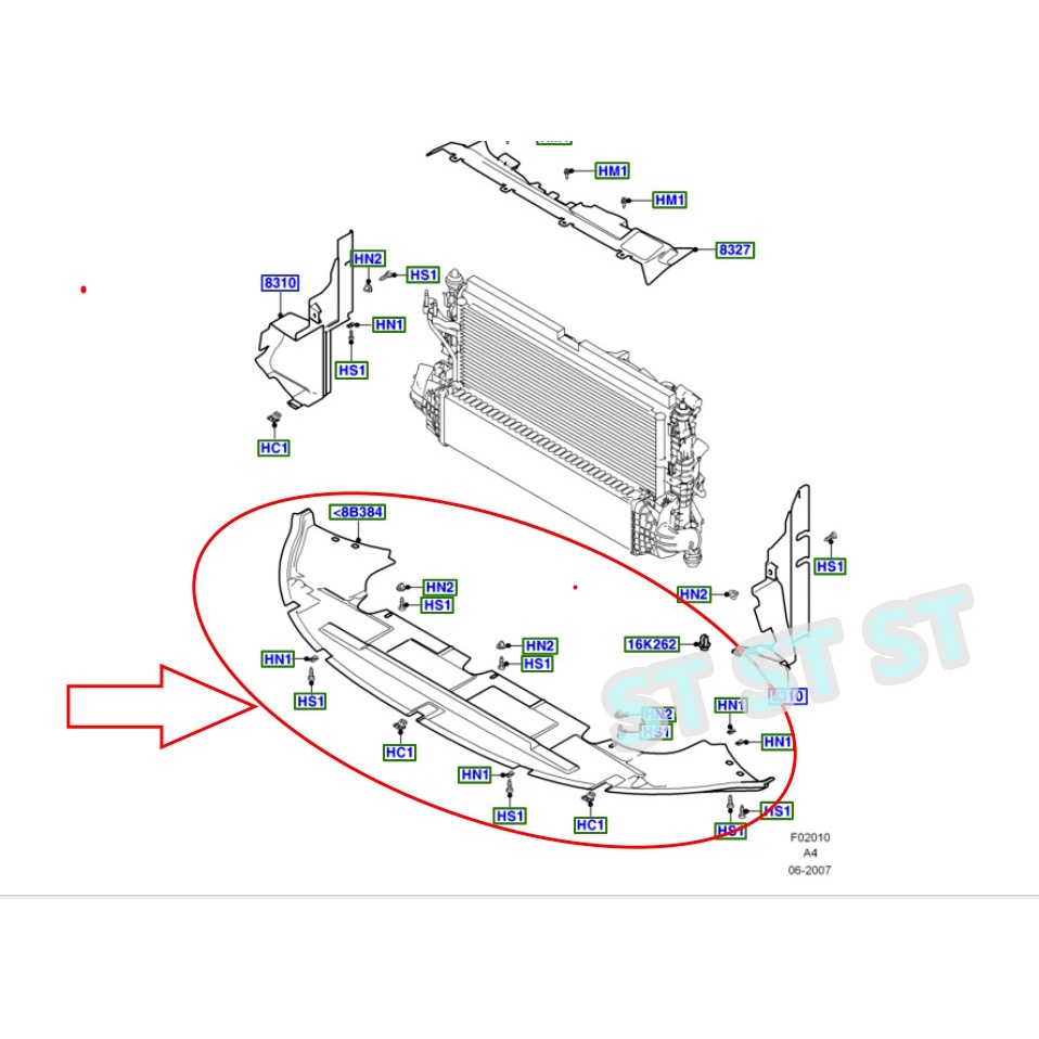 FORD FOCUS MK2 FRONT BUMPER UNDER COVER (PREORDER) Shopee Malaysia