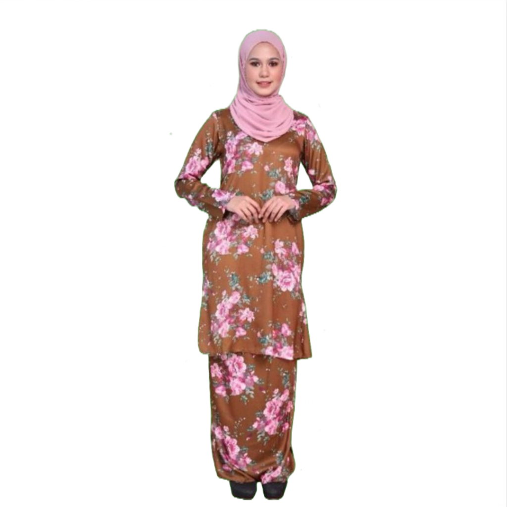 Baju Kurung Labuh Moden Camelia | Shopee Malaysia