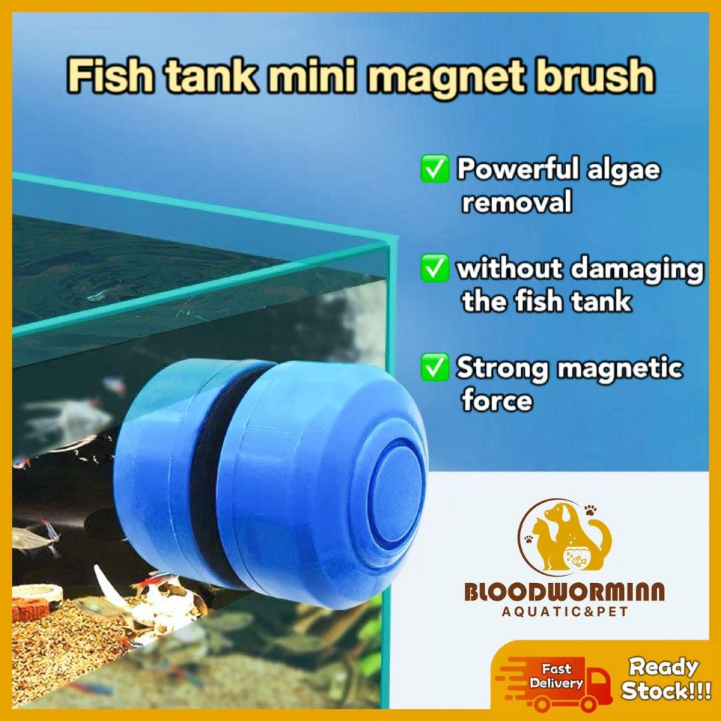 Magnetic Fish Tank Cleaner Scratch-Free Magnetic Aquarium Glass Cleaner ...