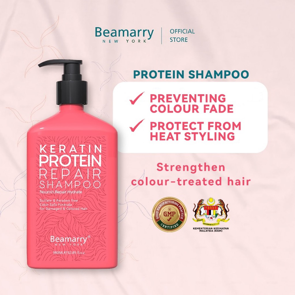 Beamarry Keratin Protein Repair Shampoo 380ml Shopee Malaysia