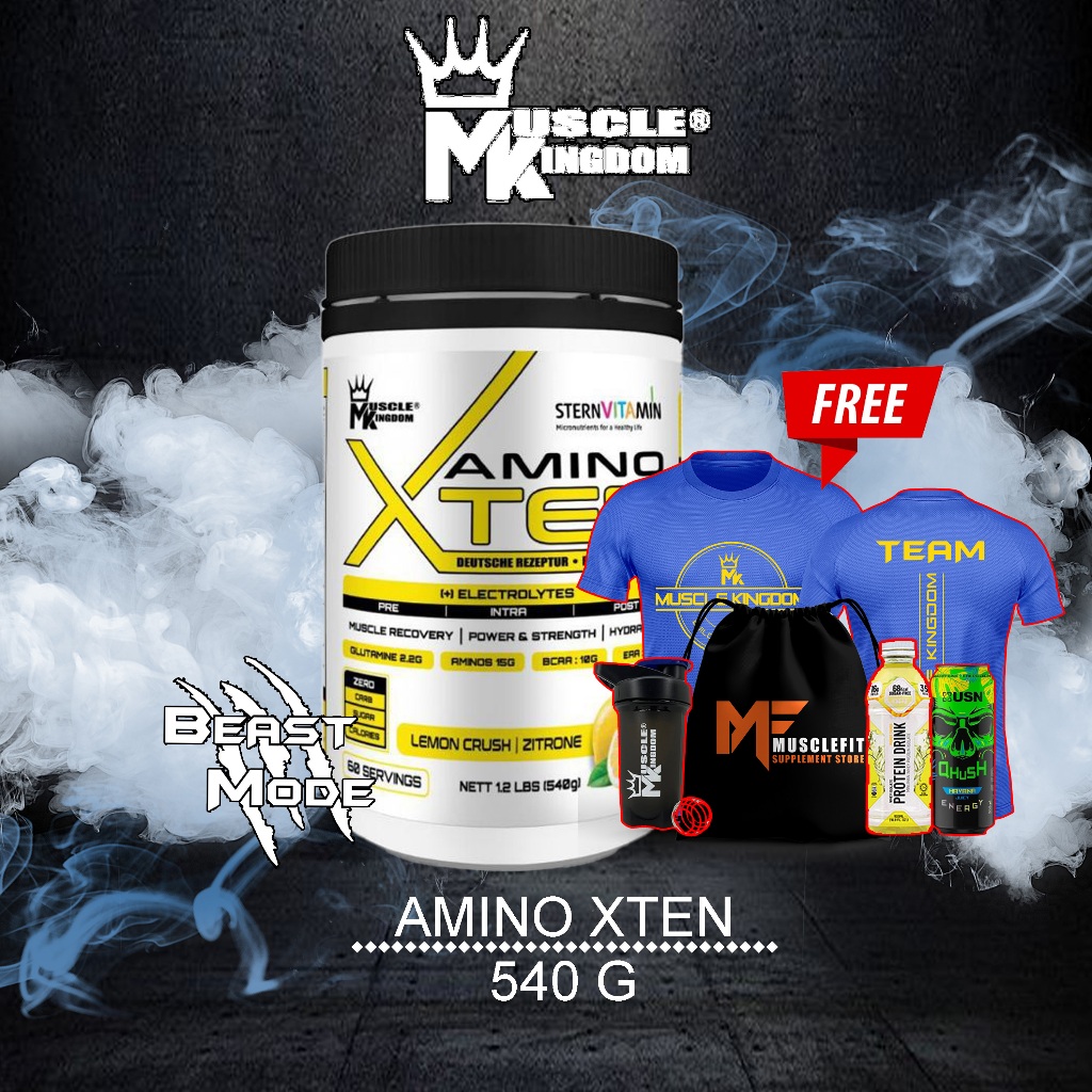 Muscle Kingdom Amino Xtend BCAAs + Glutamine + EAA + Electrolyte 540 g