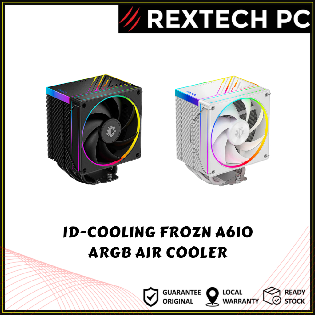 D-COOLING FRONZ A610 ARGB Air Cooler - Black | Shopee Malaysia