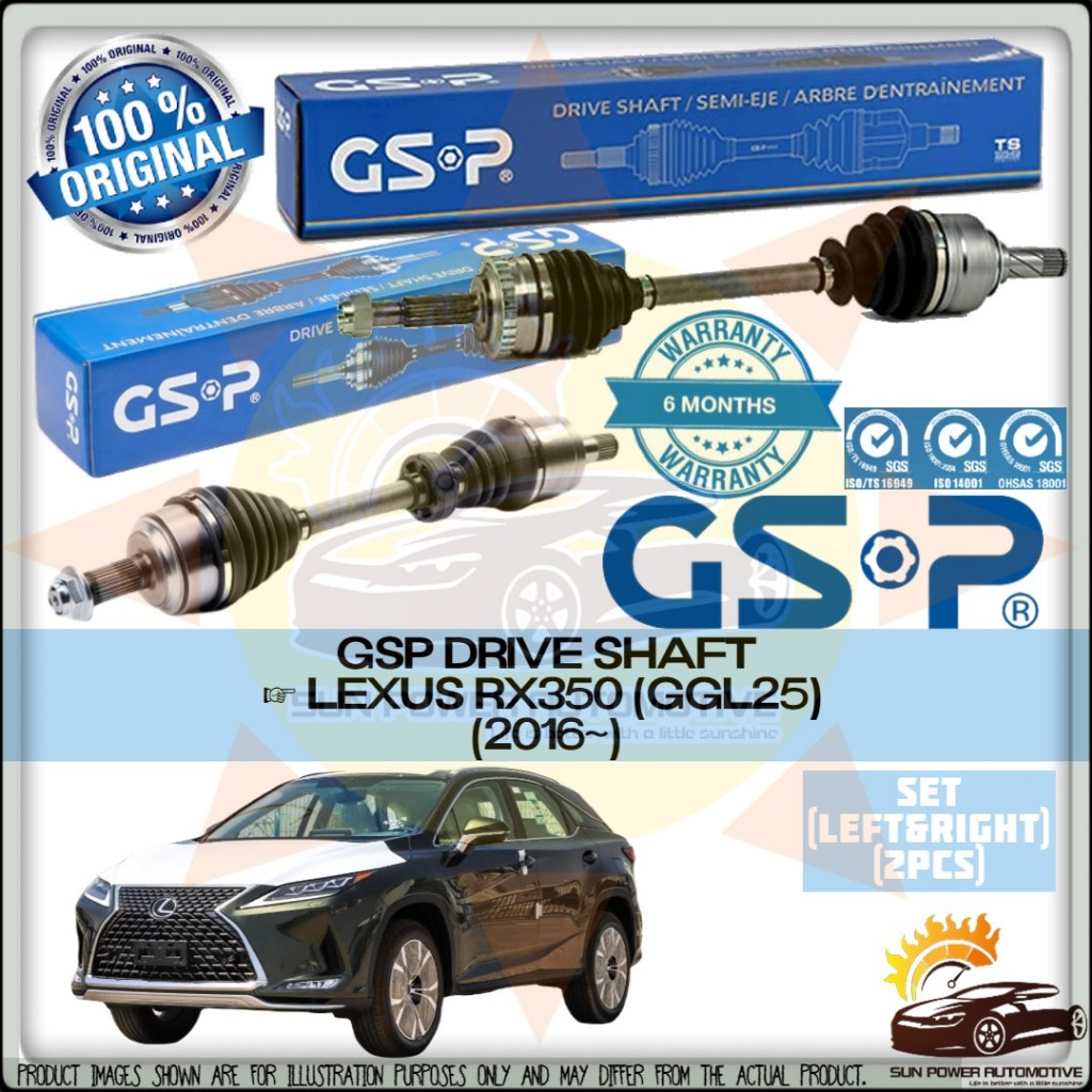 Lexus RX350 GGL25 (2016~) ( AUTO ) 100% ORIGINAL GSP DRIVE SHAFT ( LEFT ...