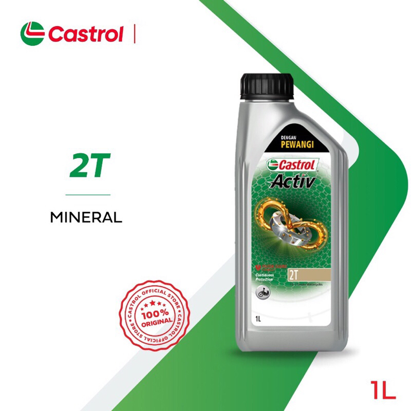 NEW STOCK) (100% ORIGINAL ) CASTROL ACTIV 2T OIL [1L] | Shopee Malaysia