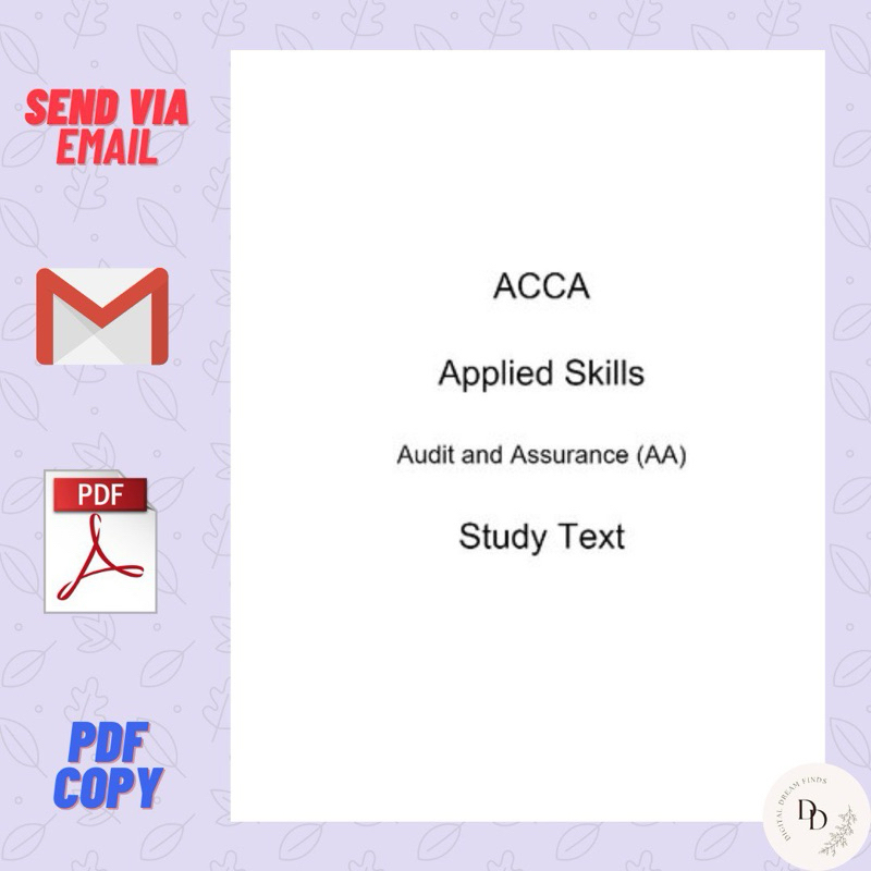 ACCA Audit And Assurance (AA) Study Text Kaplan 2024 | Shopee Malaysia