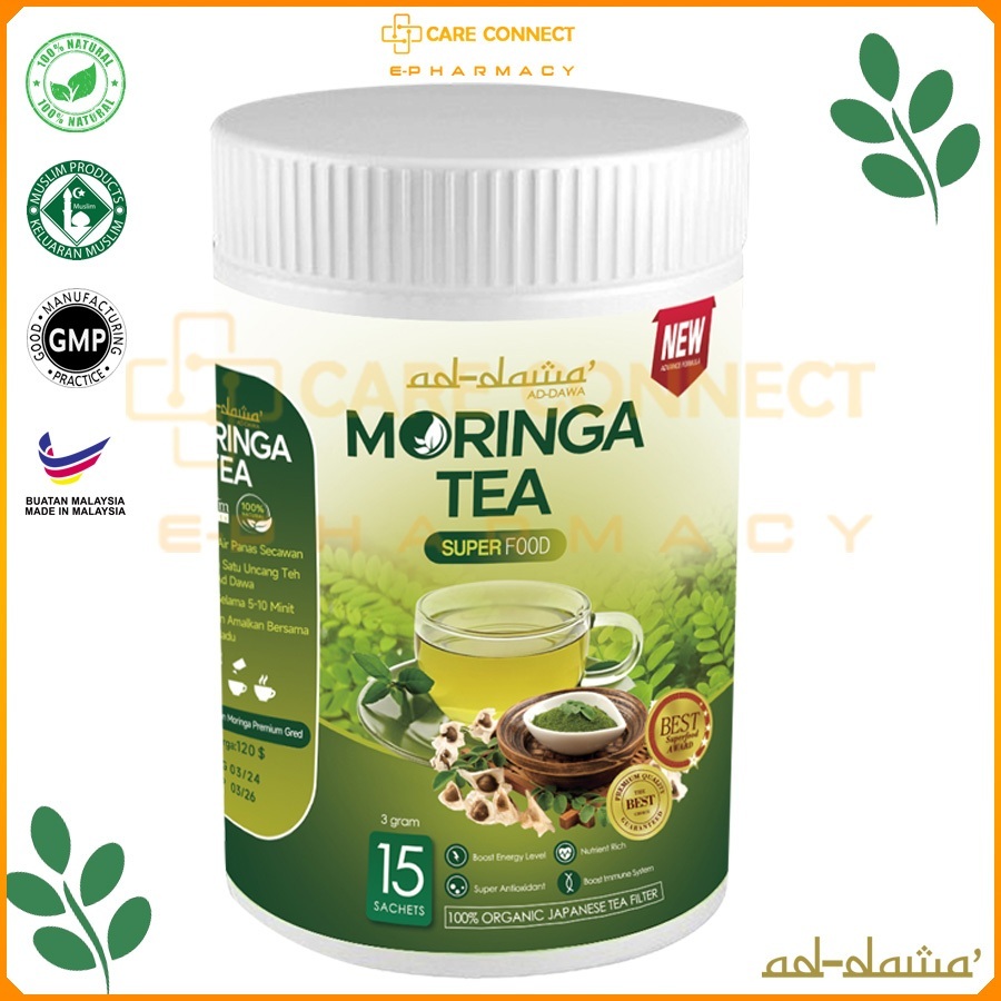 MORINGA TEA AD DAWA ORIGINAL HQ TEH KELOR TEH MORINGA ASLI MORINGA TEA ...