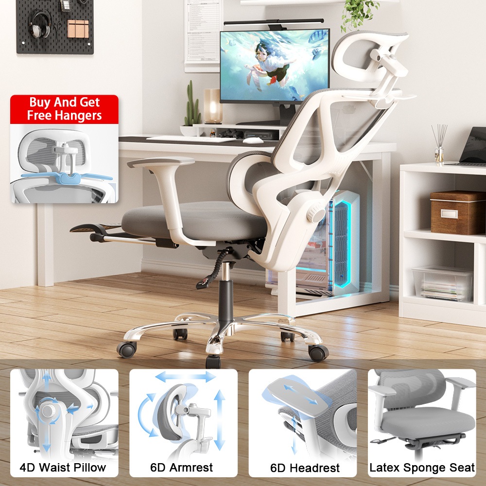 LENOBLE W80 Professional Gaming Chair Office Chair Ergonomic Chair ...