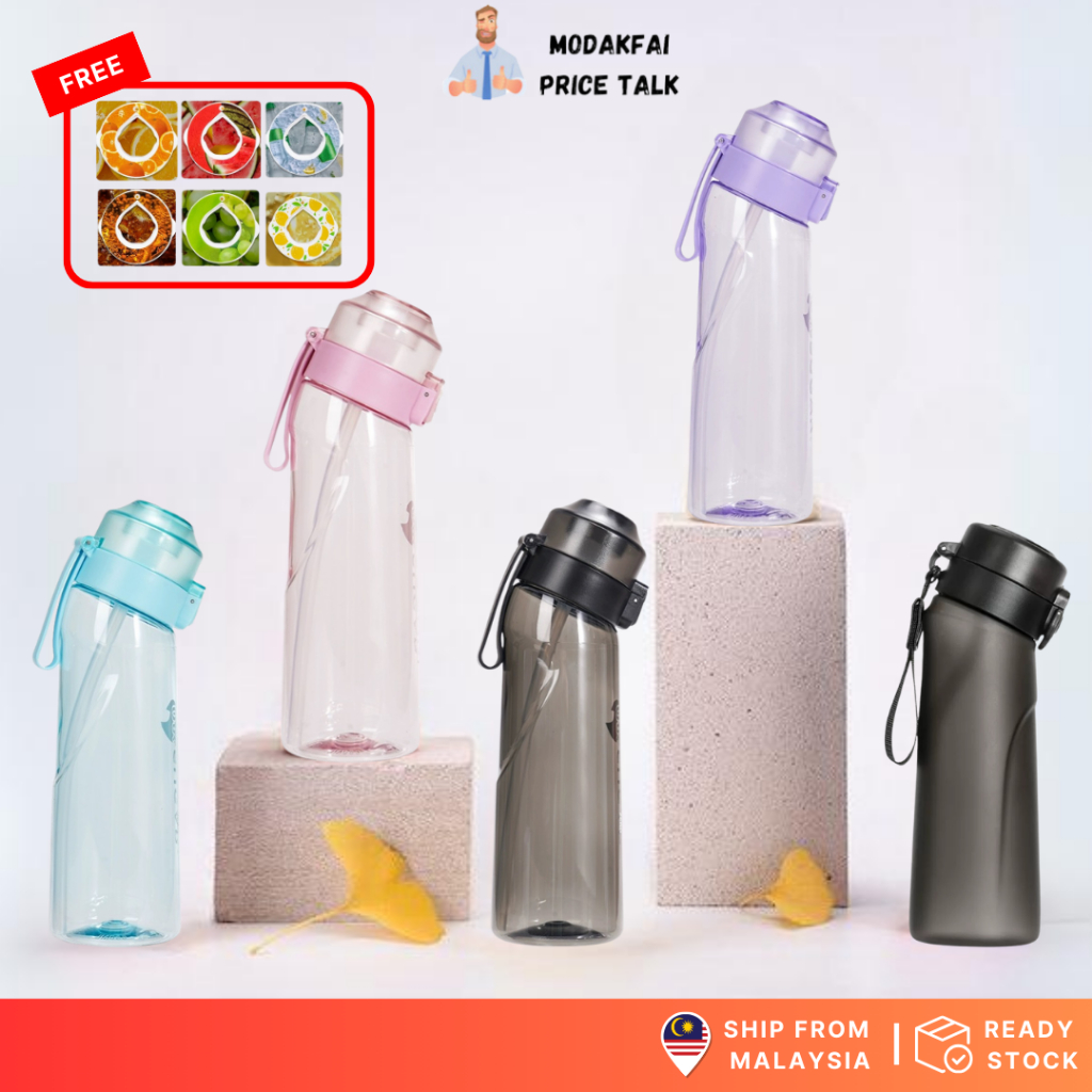 Flavor Air Up Water Bottle, Air Up Water Bottle with 6 Flavor Pods ...