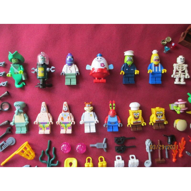 Lego Minifigures SpongeBob SquarePants Shopee Malaysia