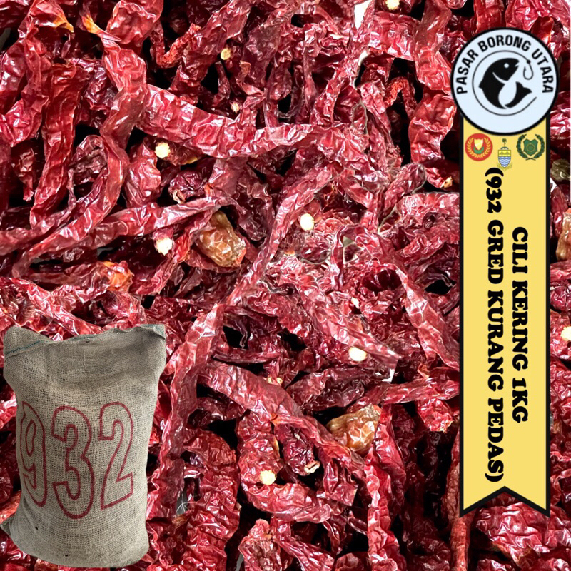 CILI KERING KURANG PEDAS GRED 932 (1KG) | Shopee Malaysia