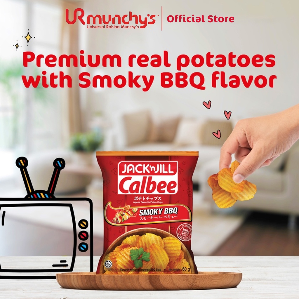 Jack ‘n Jill Calbee - Smoky BBQ (60g) | Shopee Malaysia