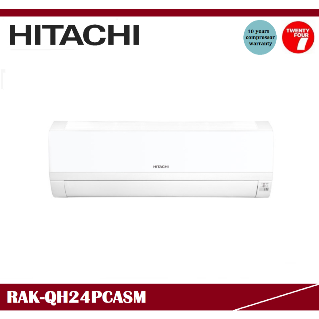 [ Delivered by Seller ] HITACHI 2.5HP QH Series Standard Inverter Air ...
