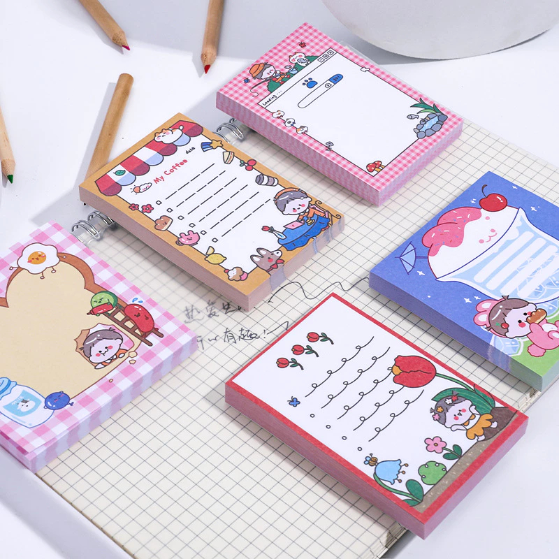 Cute Cartoon Notepad For Students Office | Shopee Malaysia