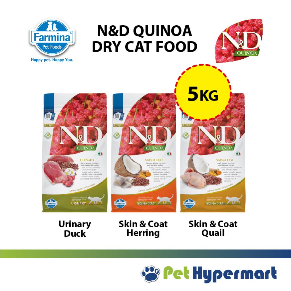 N&D Quinoa natvoeding voor de kat Skin & Coat Haring 80 gr. - per 24 stuks - Best Petfoods